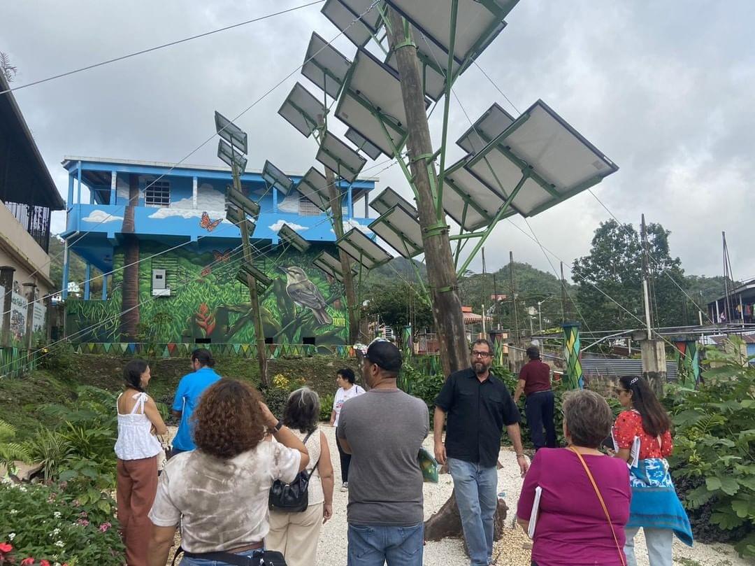 Casa Pueblo team visits the Urban Solar Forest