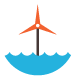 Offshore wind icon