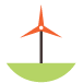 Onshore wind icon