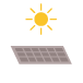 Solar PV plants icon