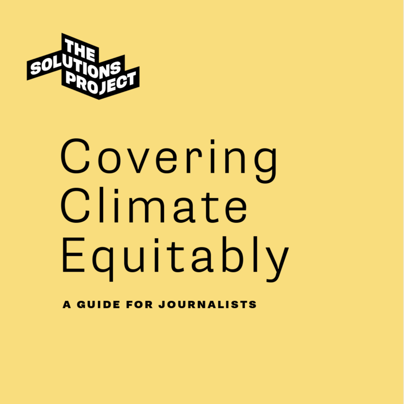 Covering Climate Equitably