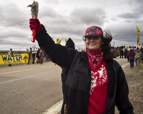 Dakota Access Pipeline protestor
